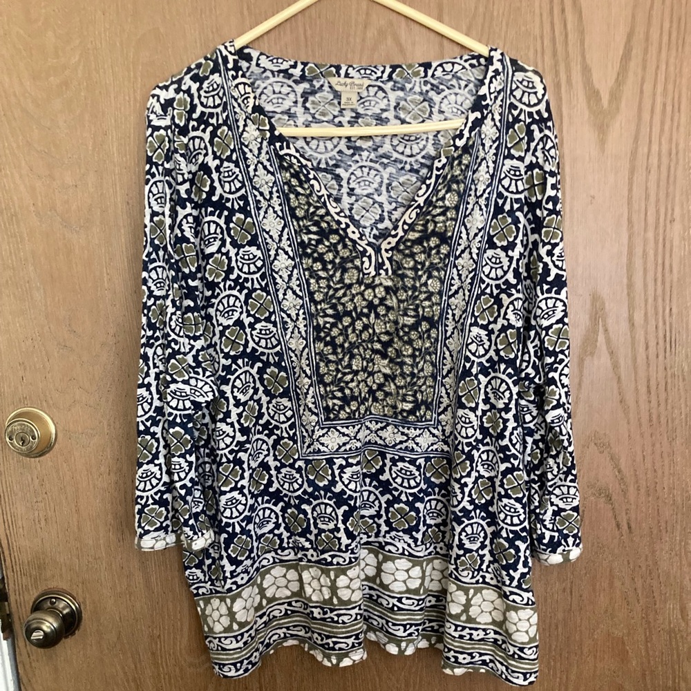 Lucky Brand 3x Tunic top